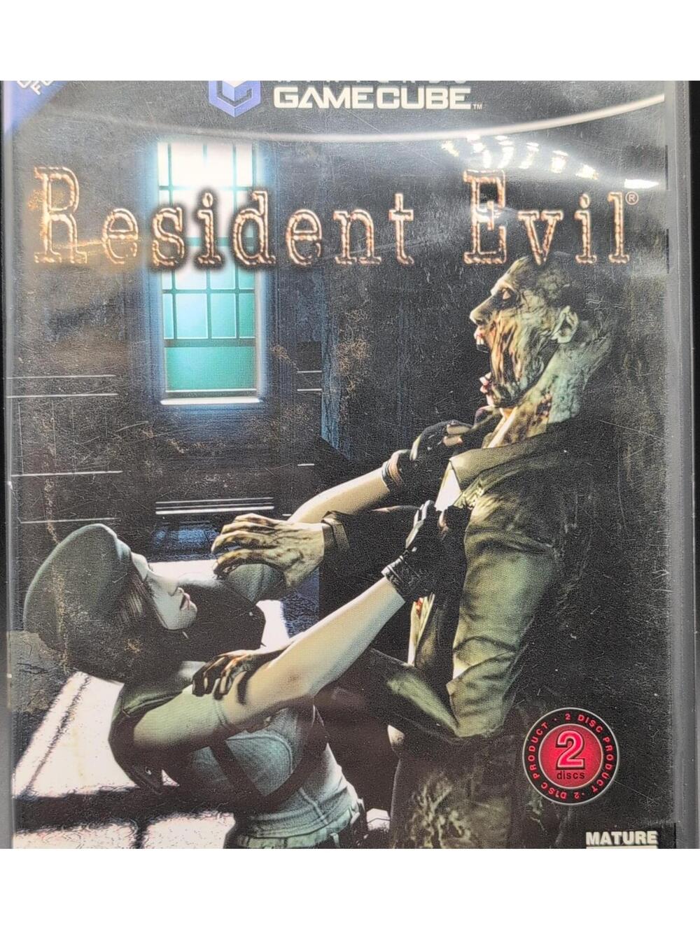 Capcom Resident Evil Nintendo GameCube Complete Manual 2 Discs 2002